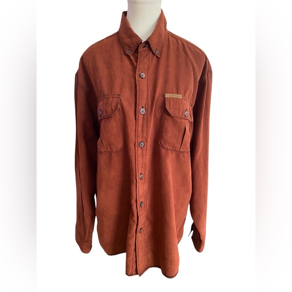 Clearwater Outfitters button down men’s Sz Medium long sleeve outdoor granolaboy